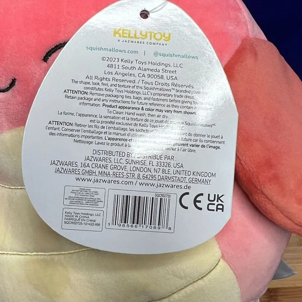 NWT Rare Squishmallow Shane The Grasshopper With Rare Tag 7.5